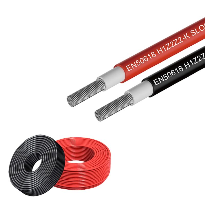 Cable Solar 1 x4.00mm2 - por metro - Color Negro