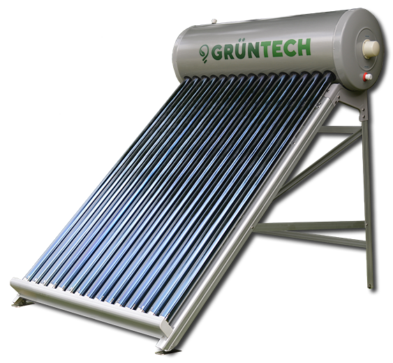Termotanque Solar 150L atmosférico -Tanque int. inox. - Est. De Aluminio