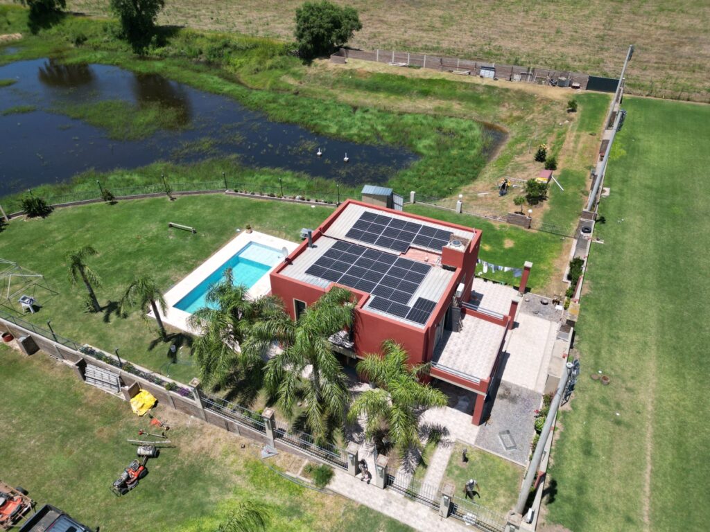 Instalación solar en Recreo, Santa Fe